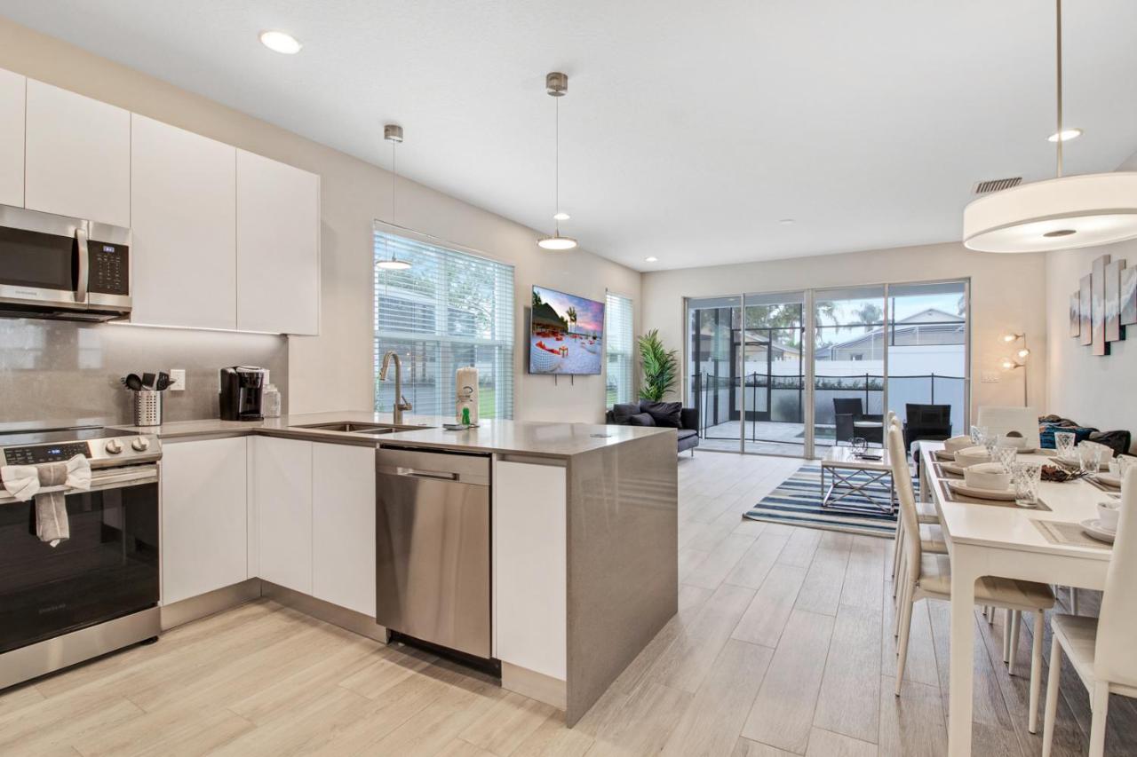 Modern Townhouse Near Disney With Heated Pool Orlando Esterno foto